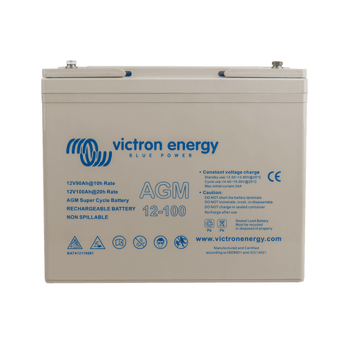 Victron 12V 100Ah AGM Super Cycle M6 Deep Cycle Battery