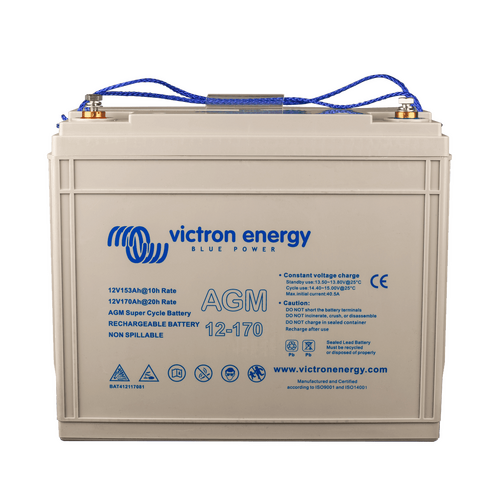 Victron 12V/170Ah AGM Super Cycle Battery (M8)+VIC-BAT412117081+