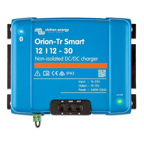 Victron Orion-Tr Smart 12/12-30A (12V INPUT/12V OUTPUT) Non-isolated DC-DC charger