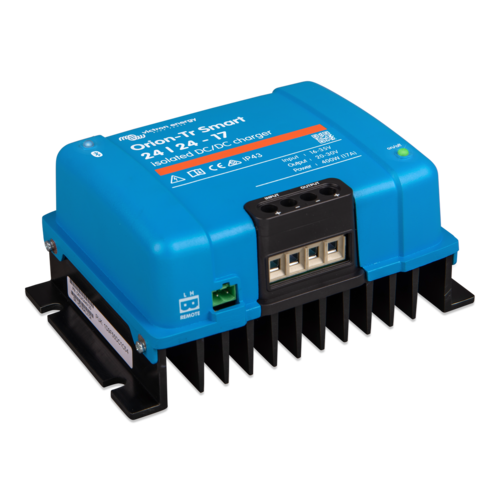 Victron Orion-Tr Smart 24/24-17A (24V INPUT/24V OUTPUT) Isolated DC-DC charger+VIC-ORI242440120_1+charger, 24 to 24