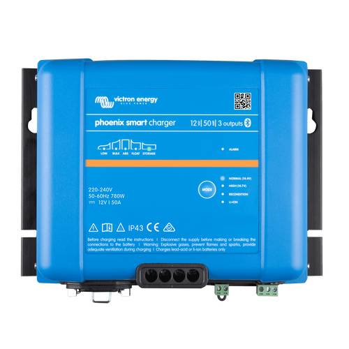 Victron 12V 50A Multi-Bank Phoenix Smart IP43 12/50(3) Battery Charger