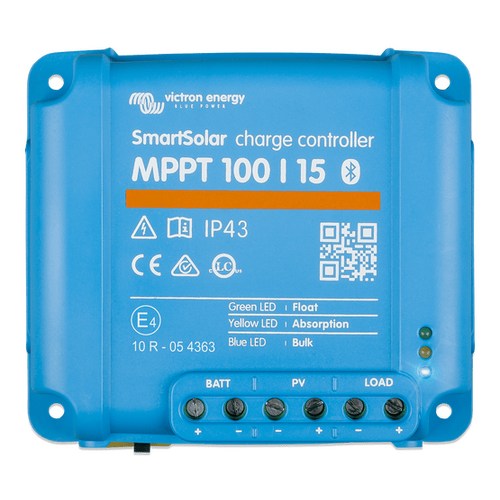 Victron SmartSolar MPPT 100/15 (12/24V-15A) Bluetooth Solar Charge