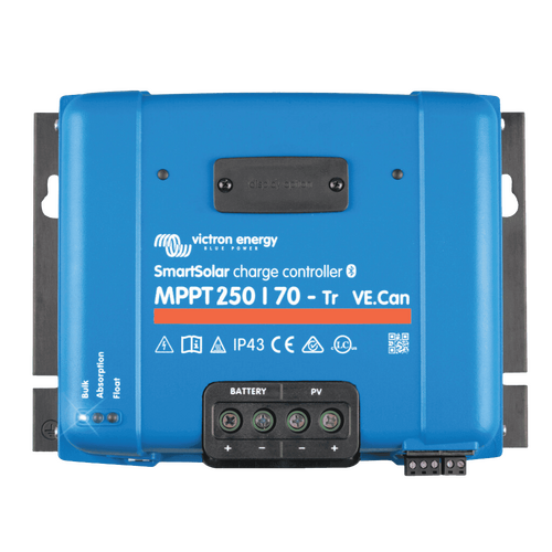 Victron 12/24/48V 70A SmartSolar MPPT 250/70-Tr VE.CAN Bluetooth Solar Charge Controller
