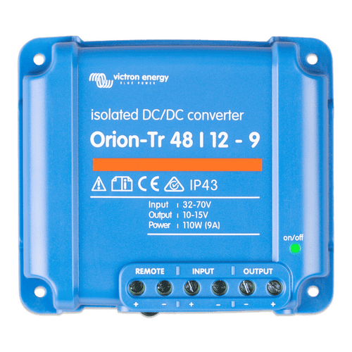 Victron Orion-Tr 48/12-9A (110W) Isolated DC-DC converter+Vic-ORI481210110+Orion-Tr,  Isolated, DC-DC converter