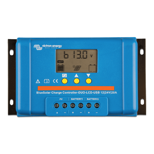 Victron 12/24V 20A BlueSolar PWM-LCD&USB (DUO Dual Battery) Solar Charge Controller