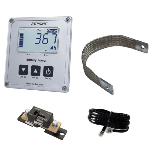 Votronic Battery Monitor 100A - Shunt w/ Remote LCD Display - 100S