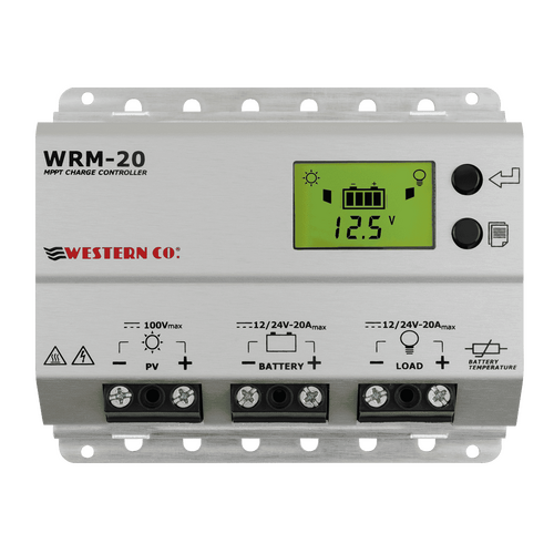 Western Co. WRM20+ MPPT Solar Charge Controller