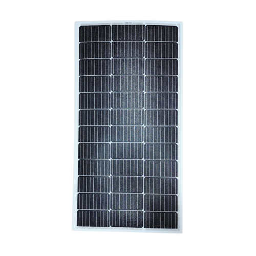 Sunman eArc 100W Flexible Solar Panel - High Efficiency Cut Cells | Junction Box Underneath