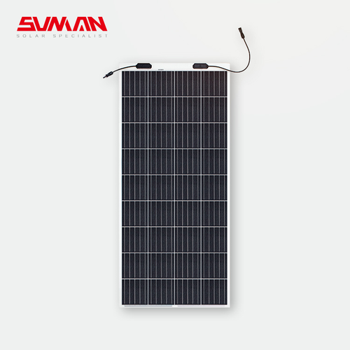 Sunman eArc 185W - Flexible Solar Panel+eASMF185M-4X09U+175W, 180W 160W, 150W, lightweight solar panel, eArc, flexible, thin frame