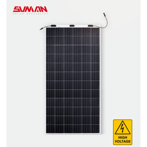 Sunman eArc 375W - Flexible Solar Panel+eASMF375M-6X12UW+250W, 270W, 290W, lightweight solar panel, eArc, flexible