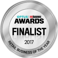 Finalist in 2017 Optus My Business Awards
