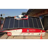 Solar 4 RVs™ flexible solar panels installed on World Solar Challenge vehicle