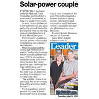 Solar 4 RVs™ featured in Leader newspaper