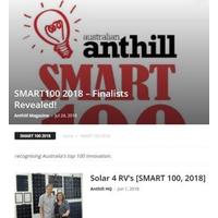 Solar 4 RVs is on the SMART 100 finalist list