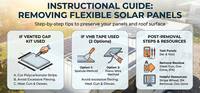  Instructional Guide: Removing Flexible / Lightweight Solar Panels