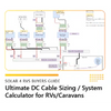 Ultimate DC Cable Sizing / System Calculator for RVs/Caravans