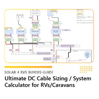 Ultimate DC Cable Sizing / System Wiring Calculator for RVs/Caravans