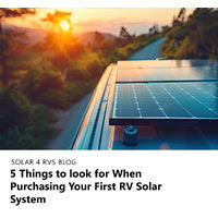 5 Things to look for When Purchasing Your First RV Solar System