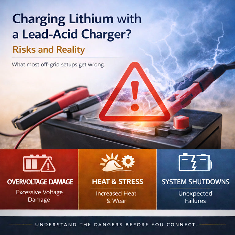 Charging LiFePO4 Batteries With a Lead-Acid Charger: Risks and Reality