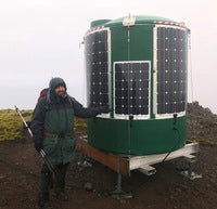 Flexible solar panels in harsh Antarctic environment