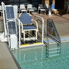 Solar powered pool lifts