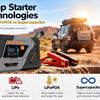 LiPo vs LiFePO4 vs Supercapacitor Jump Starters