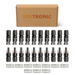 10 Pack of Exotronic Solar Connector Pairs