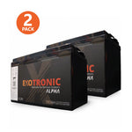 Twin Pack Exotronic 12V 180Ah Alpha IP67 Smart Bluetooth Lithium Batteries