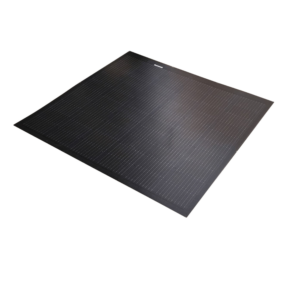 Sunman eArc 200W Black Square Flexible Solar Panel - Junction Box Underneath