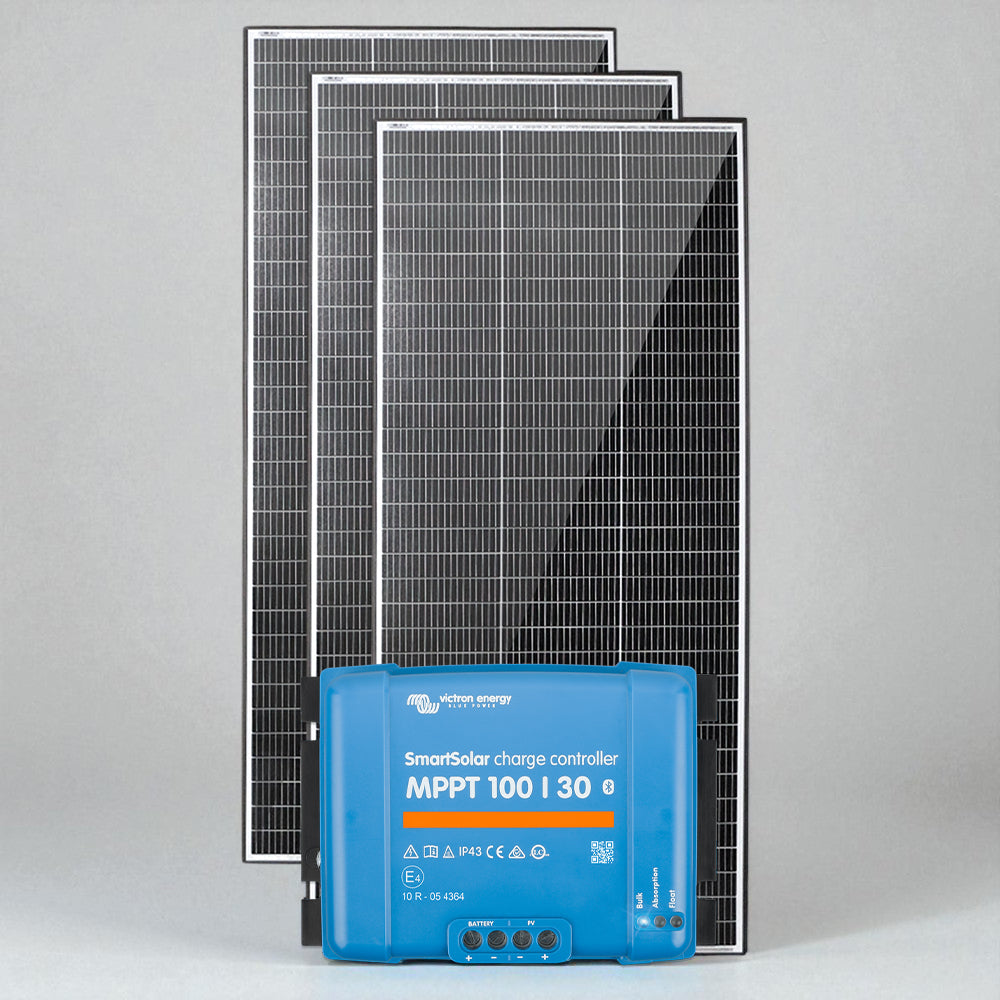 Exotronic 3x 220w Solar Panel & Victron SmartSolar MPPT 100/50 Bundle