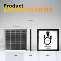 Exotronic 30W Fusion Fixed Solar Panel