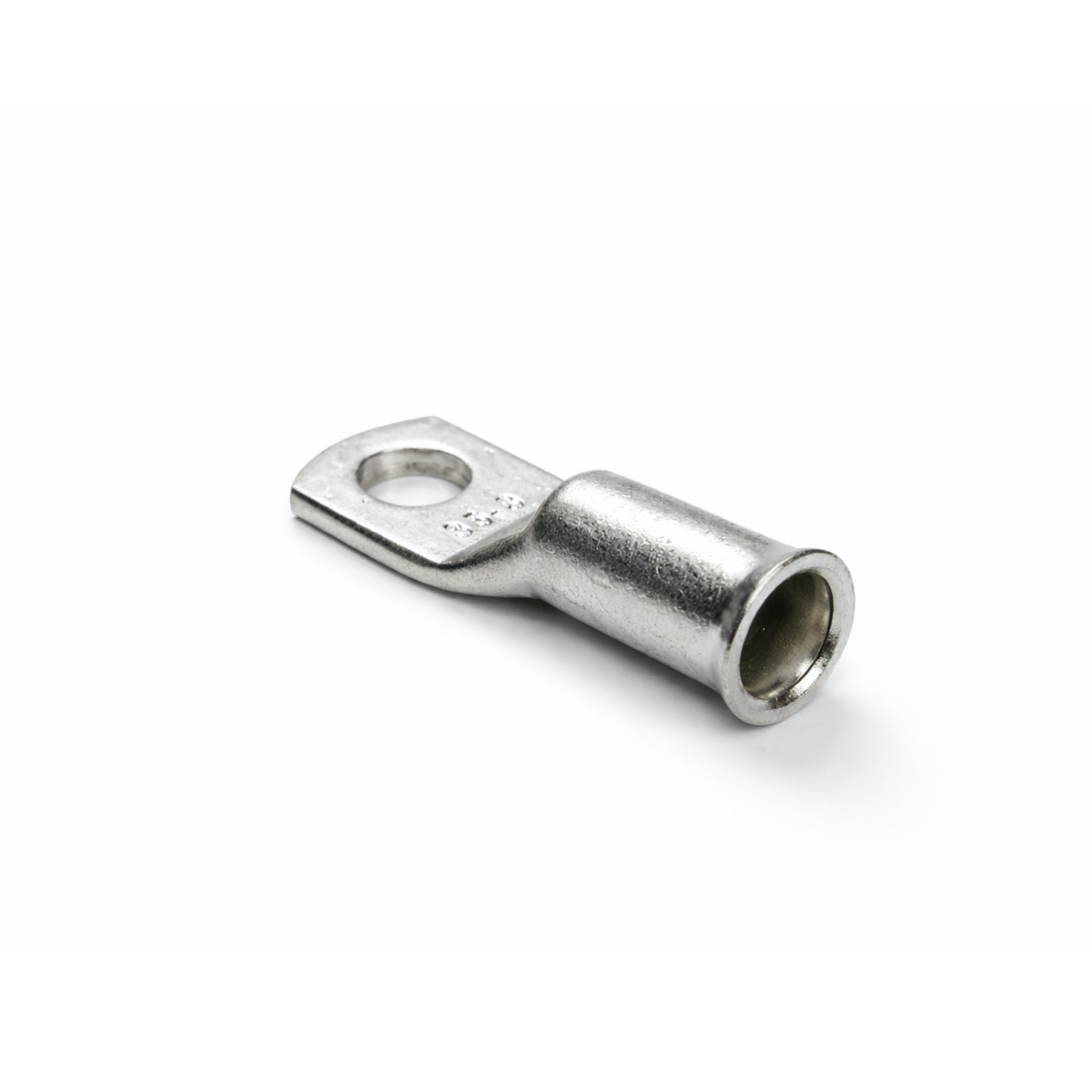 Close-up of the bellmouth entry on a 35mm2 copper cable lug