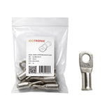 10 pack of 35mm² tinned copper bellmouth lugs with M10 stud hole and one loose lug