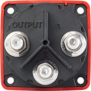 Blue Sea 300A Red Mini m-Series 3 Position (OFF/1/2) Battery Selector Switch
