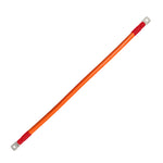 600mm orange 95mm² battery cable with red heat shrink and tinned copper M8 lugs
