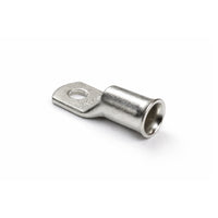 Close-up of the bellmouth flared opening on a 95mm copper cable lug