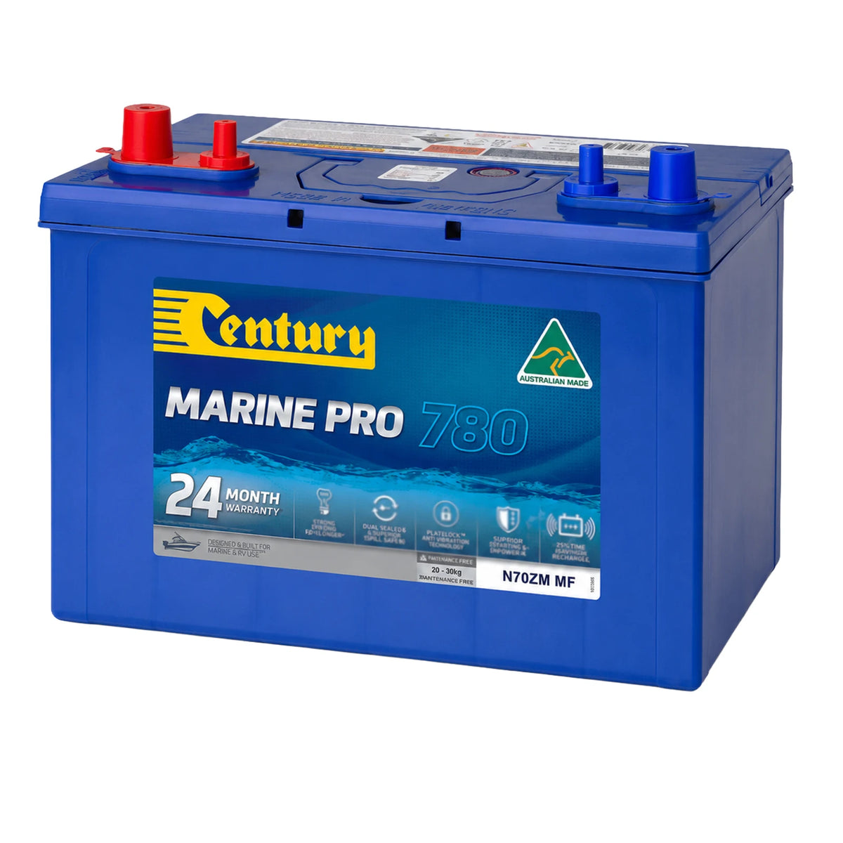Century 12V 100Ah Marine Pro 780 CCA Deep Cycle Battery