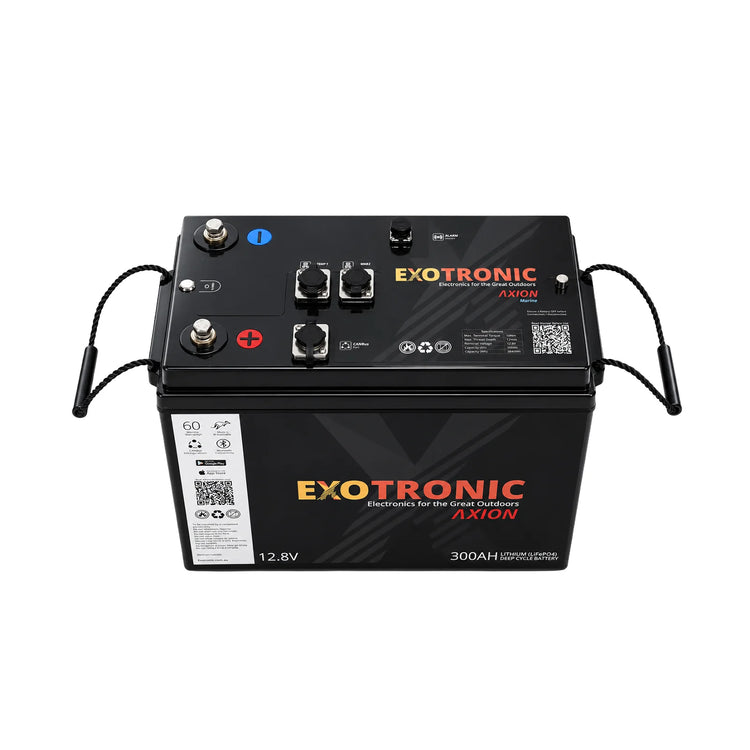 Exotronic 12V 300Ah Axion CANBus Bluetooth Lithium Battery | Marine Version