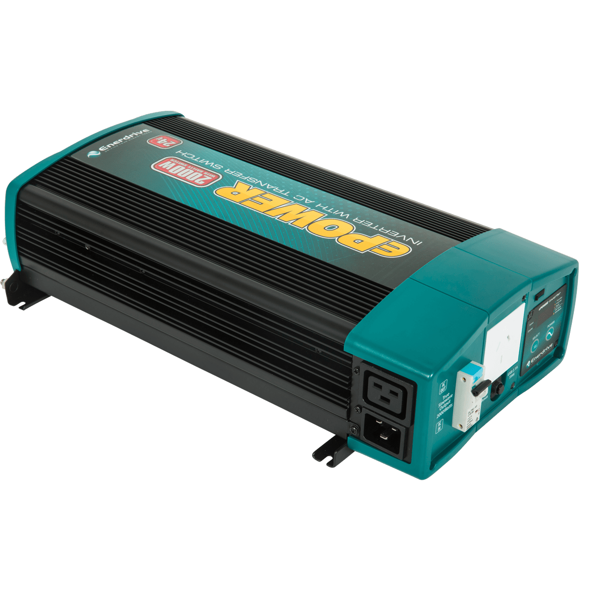 Enerdrive 12V 2000W ePower Pure Sine Wave Inverter w/ RCD & AC Transfer Switch 1