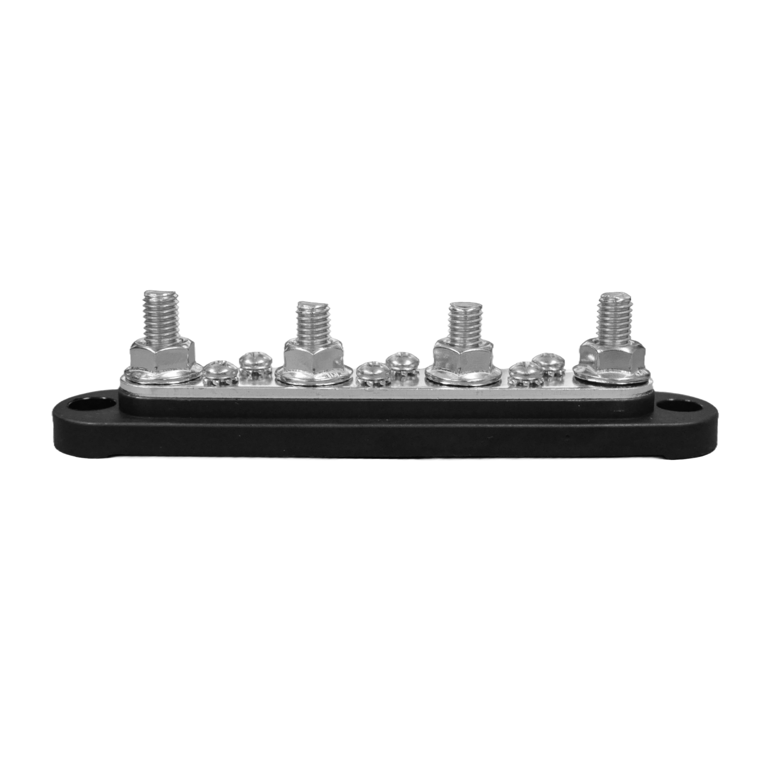 Exotronic 150A Black 4x M8 Stud & 6x Screw Busbar with Cover 2