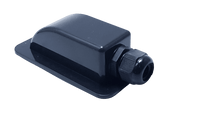 Exotronic 1 Gland Black Cable Entry Cover (Lightweight ABS) Main Image