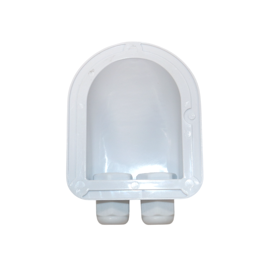 Exotronic 2 Gland White Cable Entry Cover (Lightweight ABS) 3