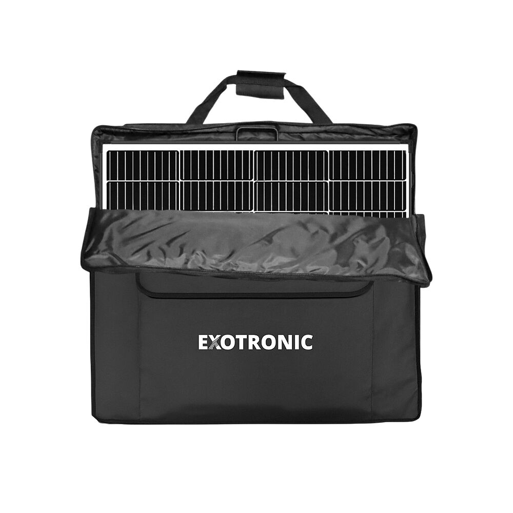 Exotronic 24V 200W Portable Folding Solar Panel + Victron SmartSolar 75/15