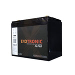 Exotronic 12V 100Ah Alpha IP67 Smart Bluetooth Lithium Battery