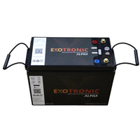 Exotronic 24V 100Ah Alpha IP67 Smart Bluetooth Lithium Battery