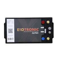 Exotronic 24V 100Ah Alpha IP67 Smart Bluetooth Lithium Battery