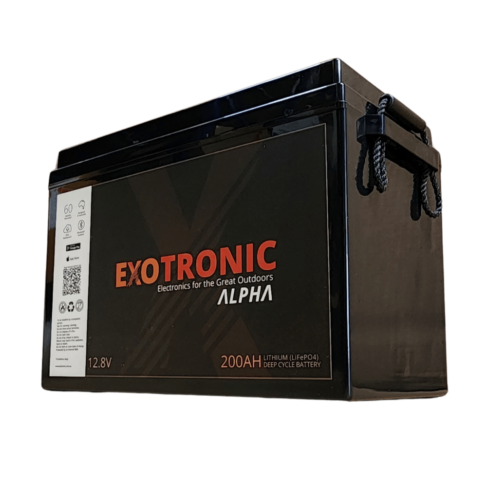 Exotronic 12V 200Ah Alpha Bluetooth Lithium Battery 4