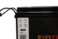 Exotronic 12V 340Ah Alpha IP67 Smart Bluetooth Lithium Battery