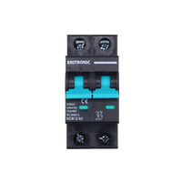 Exotronic 10A 2-Pole DC Circuit Breaker (MCB) 2