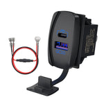 Exotronic USB-C & USB QC3.0 Flush Mount Socket Main Image